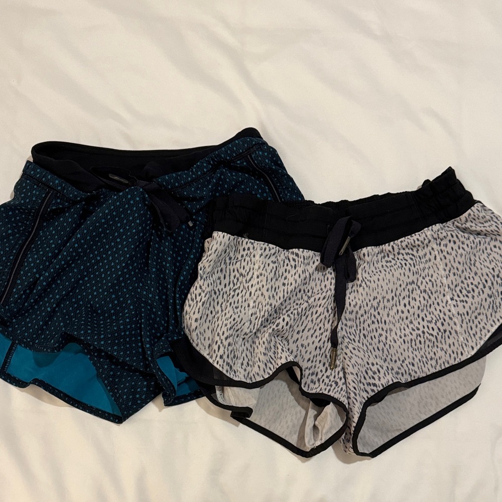 Set of Lululemon shorts size 4